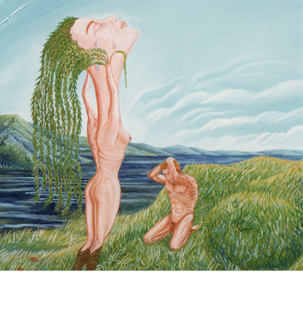 Stille di linfa sul volto di Dafne